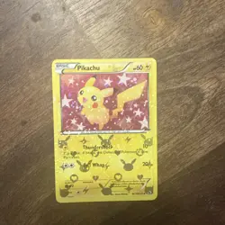 Pokemon Card TCG Pikachu RC7/RC25 2013 Legendary Treasures Radiant Holo - Image 1