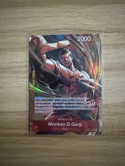Monkey D. Garp Alt Art OP13-016 - One Piece English Card - Carrying on His Will - Image 1