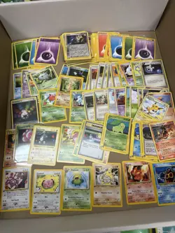 100+ vintage pokemon cards 1st edition shadowless mid era ereaders etc MP-DMG - Image 1