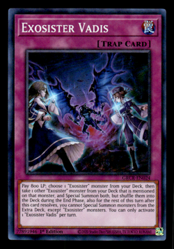 GRCR-EN024 Exosister Vadis :: Super Rare 1st Edition Mint YuGiOh Card - Image 1