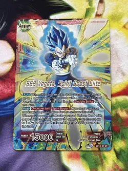 SSB Vegeta, Spirit Boost Elite SD15-01 ST Foil Dragon Ball Super Card - Image 1