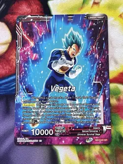 SSB Vegeta, Spirit Boost Elite SD15-01 ST Foil Dragon Ball Super Card - Image 2