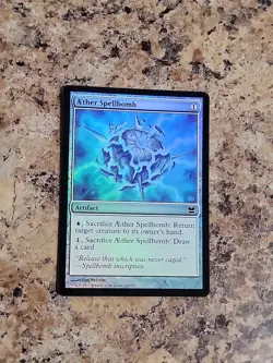 AEether Aether Spellbomb FOIL Modern Masters 2013 NM MTG - Image 3