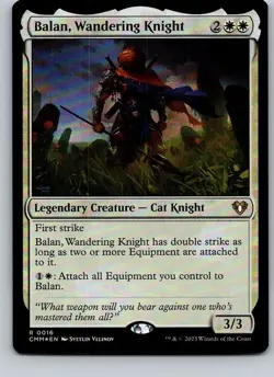 Balan, Wandering Knight - CMM - FOIL - 16 - MTG - Image 1