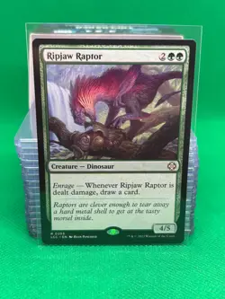 MTG Lost Caverns of Ixalan Commander - Ripjaw Raptor - Image 1