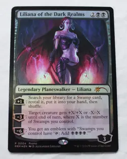 Magic The Gathering Media Promos Promo Liliana Of The Dark Realms JL3 Near Mint - Image 1