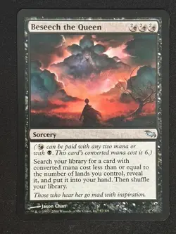 1x MTG Beseech the Queen - Shadowmoor (SHM) #57 - Magic the Gathering - Image 1