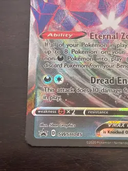 Eternatus Vmax 117/189 Darkness Ablaze - NM Ultra Rare Full Art Pokemon Card - Image 4