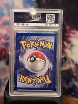 PSA 9 Pokemon Rockets Hitmonchan Holo 11/132 Gym Heroes 1st Ed 🌌2SWIRLS🌌 - Image 2