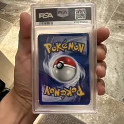 Pokemon TCG Meganium Neo Genesis Holo Card 11/111 PSA 8 First Edition - Image 2