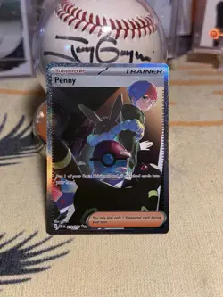 Penny 239/091 SV: Paldean Fates Special Illustration Holo Pokemon TCG - Image 1