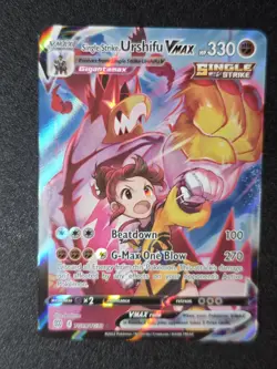 Pokemon TCG Pokemon Single Strike Urshifu VMAX Urshifu Ultra Rare Holo - Image 1