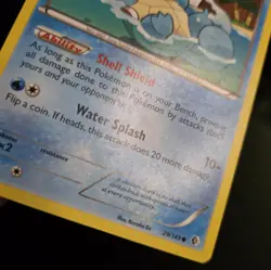 Pokemon TCG - SQUIRTLE - 29/149 - BLACK & WHITE: BOUNDARIES CROSSED 2012 - MP/LP - Image 3