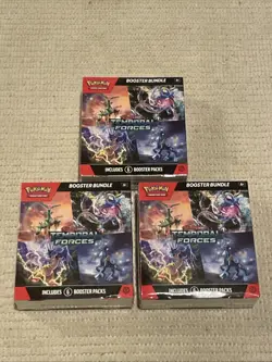 Pokemon TCG Temporal Forces Booster Bundle Box Lot Of 3 - New & Sealed - Image 1