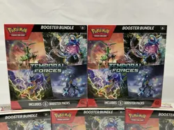 Pokemon Scarlet & Violet Temporal Forces Booster Bundle 5 Factory Sealed Bundles - Image 2