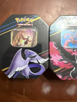 Pokemon TCG Crown Zenith Tins- (1)Moltres,, (2)Articuno - Lot of 3 Tins! - Image 2