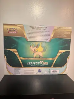 Pokemon TCG Leafeon Vstar Special Collection Box Factory Sealed New - Image 2