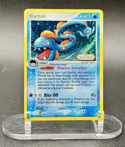 Huntail 18/92 Stamped Pokemon EX Legend Maker 2006 Vintage Reverse Holo Swirl NM - Image 2