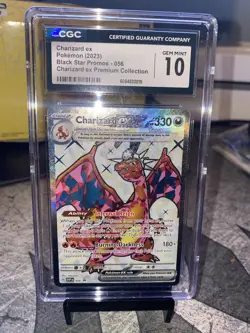 Pokemon Charizard EX 056 Scarlet & Violet Promo Holo CGC 10 Gem Mint - Image 1