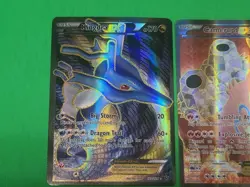 NM Pokemon XY Series Full Art Lot Of 4 EX's Kingdra, Camerupt, Pidgeot, Brock's - Image 3