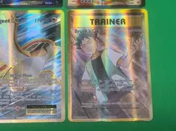 NM Pokemon XY Series Full Art Lot Of 4 EX's Kingdra, Camerupt, Pidgeot, Brock's - Image 5