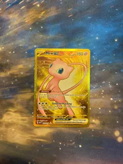 Pokemon TCG Scarlet & Violet 151 Mew ex 205/165 Gold Hyper Rare Near Mint - Image 1