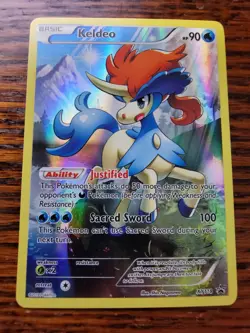 Keldeo XY118 XY Black Star Promo Full Art Holo Pokemon TCG - LP! - Image 1