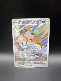 2023 Pokemon Raichu 211/193 Sv02: Paldea Evolved Holo Illustration Rare - Image 1