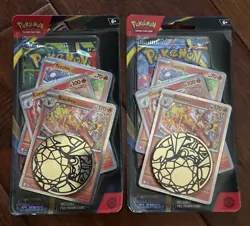 2x 2 Pack Mega Evolutions: Phantasmal Flames Pokemon Art Set Blister Packs Lot 2 - Image 1