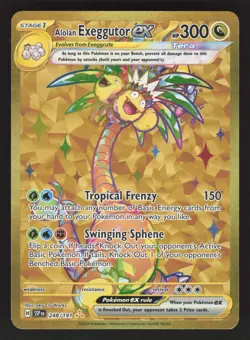 Alolan Exeggutor ex 248/191 Pokemon TCG Surging Sparks NM - Image 1