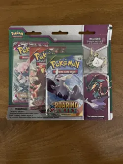 Pokemon XY Mega Evolutions 3 Booster Blister Pack Mega Rayquaza Pin Sealed - Image 1