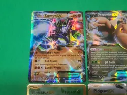 NM Pokemon XY Series Full Art Lot Of 4 EX's Dragonite, Zygarde, Venusaur, Pidgeo - Image 3