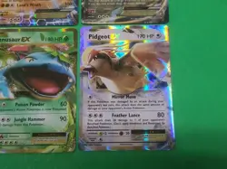 NM Pokemon XY Series Full Art Lot Of 4 EX's Dragonite, Zygarde, Venusaur, Pidgeo - Image 5
