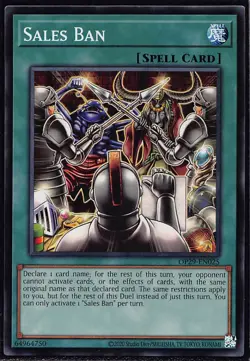 Sales Ban Common OTS Tournament Pack 29 OP29-EN025 NM - Image 1