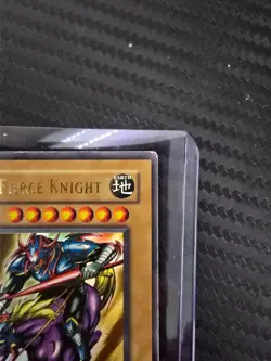 Yugioh: Gaia the Fierce Knight (Ultra Rare) Unlimited edition LOB-006 LP - Image 4