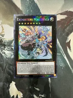 Yugioh Exosister Magnifica Prismatic Collectors Rare RA02 - Image 1