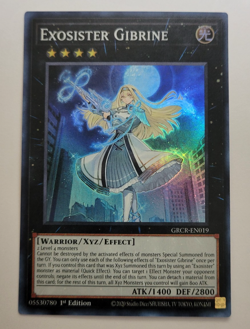 Yu-Gi-Oh Exosister Gibrine Super Rare 1st Edition GRCR-EN019 - Image 1
