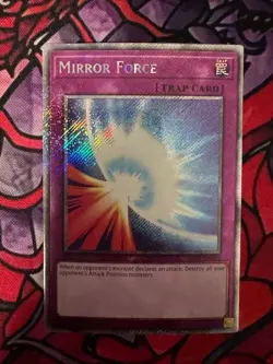 Mirror Force RA03-EN093 Platinum Secret Rare NM-M 1st Edition - Image 1