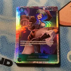 One Piece TCG JEWELRY BONNEY OP07 English SR 500 Years In The Future NM OP07-026 - Image 1