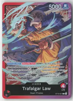 Trafalgar.D.Water Law ST10-001 One Piece TCG Starter Deck The Three Captains Eng - Image 1