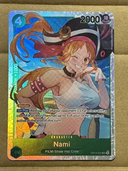Nami OP14-031 (SR) The Azure Sea’s Seven One Piece TCG English Super Rare - Image 1