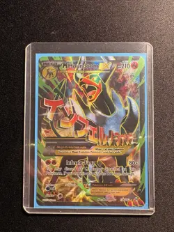 Pokemon M Houndoom EX 154/162 BREAKthrough Ultra Rare Full Art Mega Holo Card - Image 1