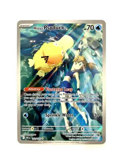 Misty's Psyduck 193/182 Destined Rivals Illustration Rare Pokemon TCG Card NM - Image 1