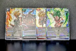 Dragon Ball Super Fusion World Saiyan's Pride FB08 SR 4 Card Lot - Image 1