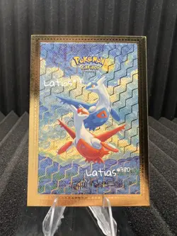Latios & Latias #380 - Gold Holo Box Hit - Flash Edition Safari 2.0 Pokemon Card - Image 1