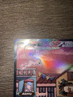 Mew ex SVP 053 Pokemon TCG Scarlet Violet 151 Black Star Promo Full Art Card - Image 2