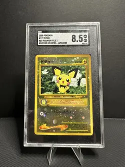 Pichu No. 172 Neo Premium File 2 Holo Nintendo Japanese Pokemon Card - Image 1