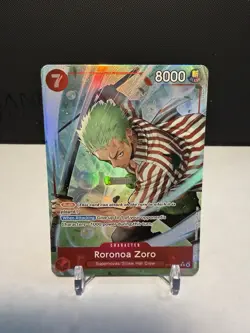 One Piece TCG OP14-015 Roronoa Zoro AA Alt Art Card Game CCG ENGLISH - Image 1