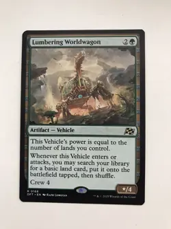 Lumbering Worldwagon MTG Magic the Gathering Card NM Near Mint DFT - Image 1