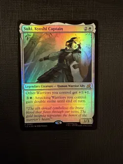 Suki, Kyoshi Captain #85 Avatar The Last Airbender (Foil) (NM) TLE Magic MTG - Image 1